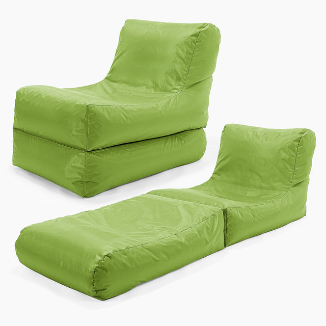 SmartCanvas™ Ligbed Zitzak Stoel - Limoengroen 01