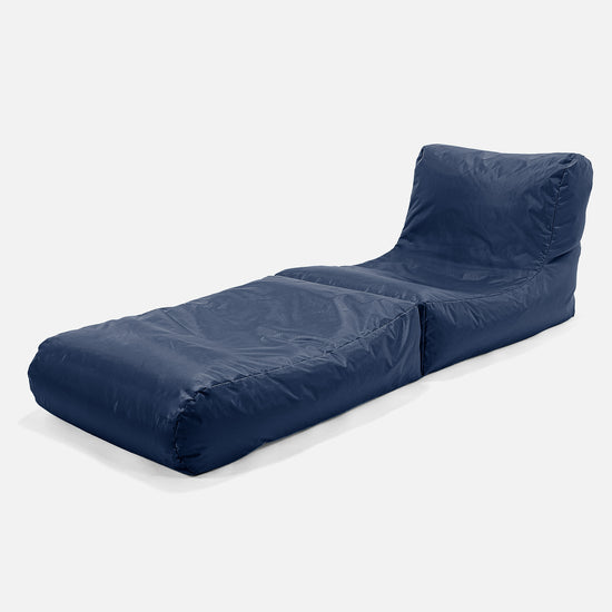 SmartCanvas™ Ligbed Zitzak Stoel - Marineblauw 02