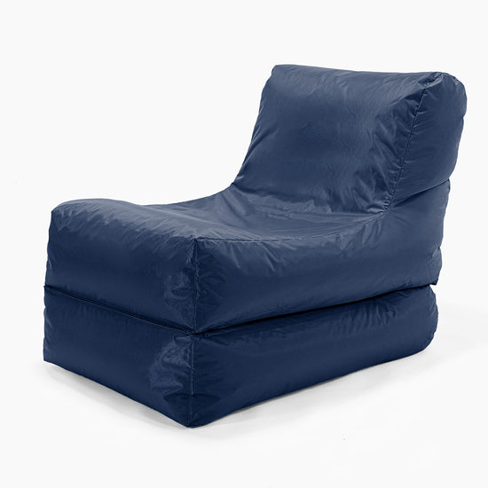 SmartCanvas™ Ligbed Zitzak Stoel - Marineblauw 03