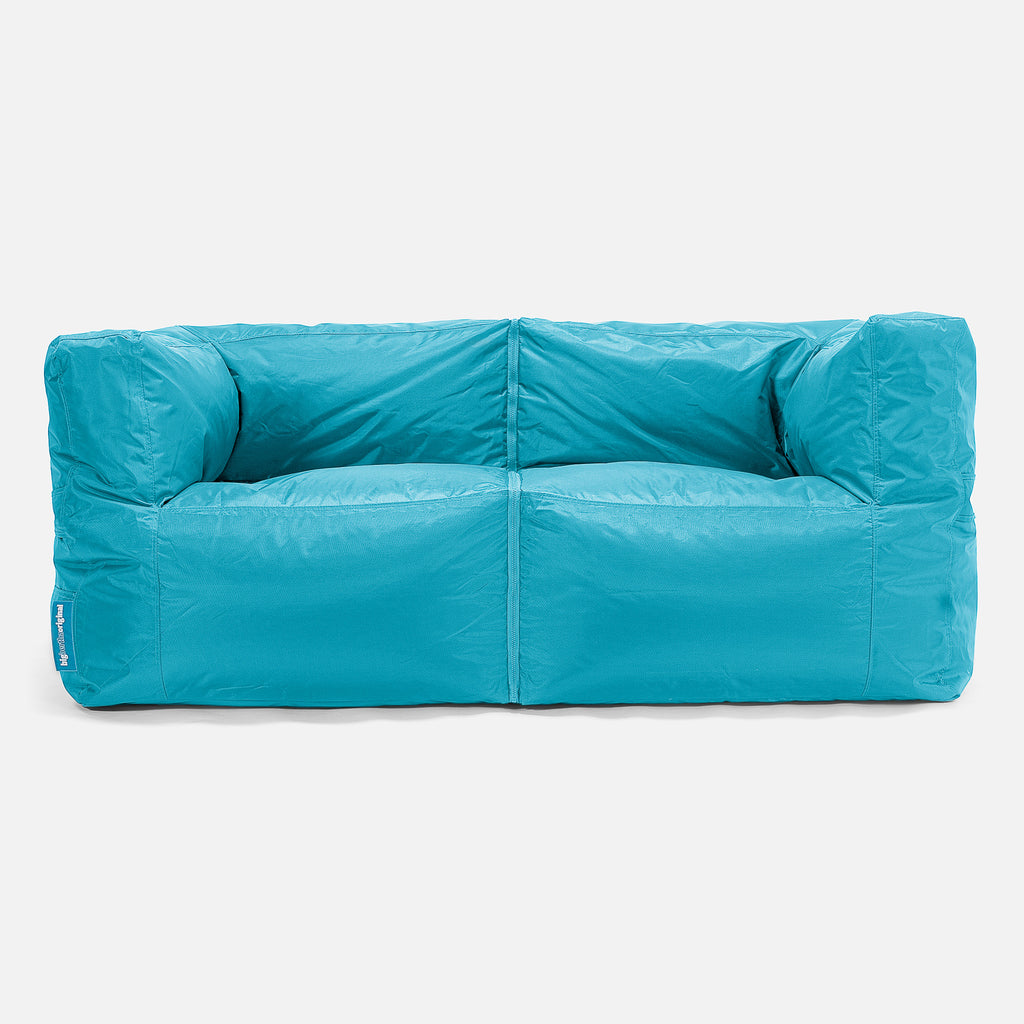 SmartCanvas™ Modulaire Bank Zitzak 2 stuks - Aqua 01