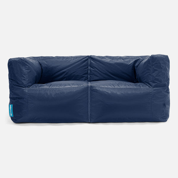 SmartCanvas™ Modulaire Bank Zitzak 2 stuks - Marineblauw 01