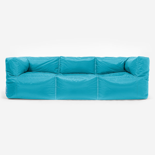 SmartCanvas™ Modulaire Bank Zitzak 3 stuks - Aqua 01