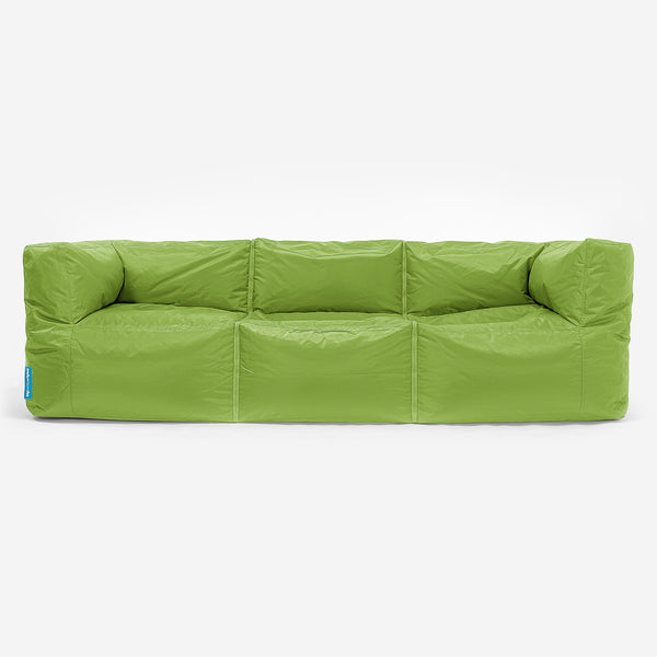 SmartCanvas™ Modulaire Bank Zitzak 3 stuks - Limoengroen 01