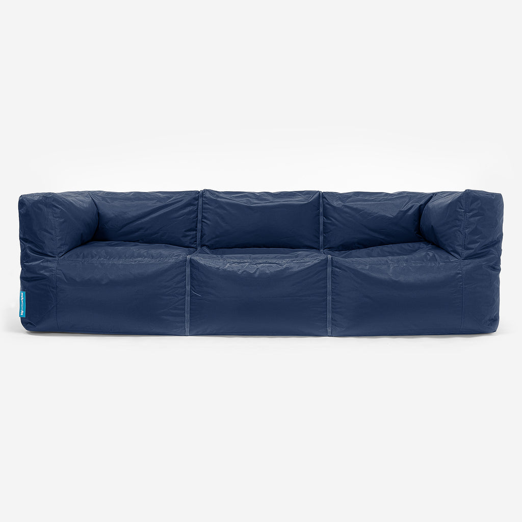 SmartCanvas™ Modulaire Bank Zitzak 3 stuks - Marineblauw 01