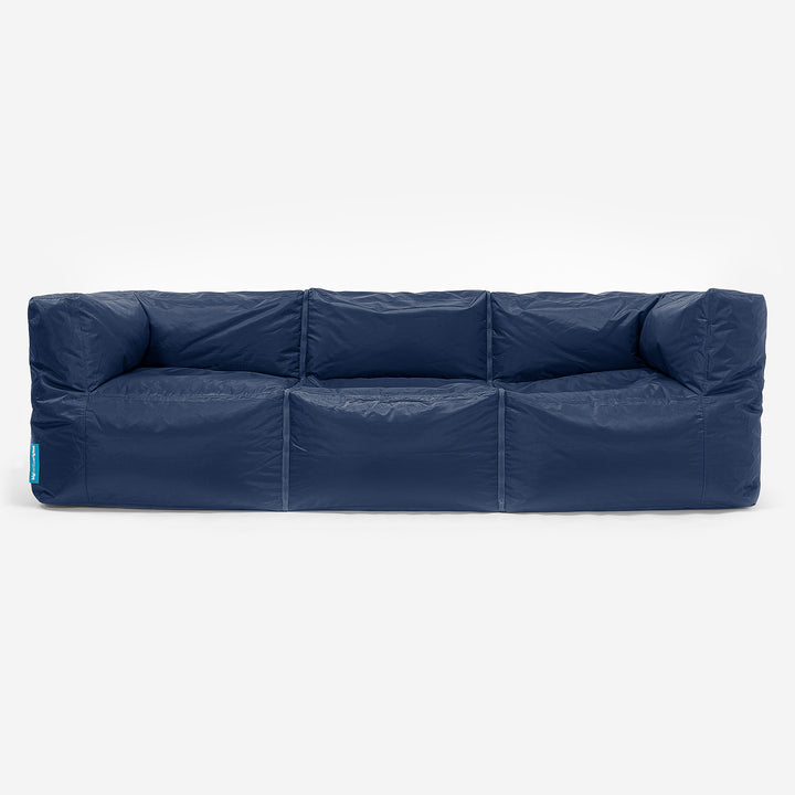 SmartCanvas™ Modulaire Bank Zitzak 3 stuks - Marineblauw 01