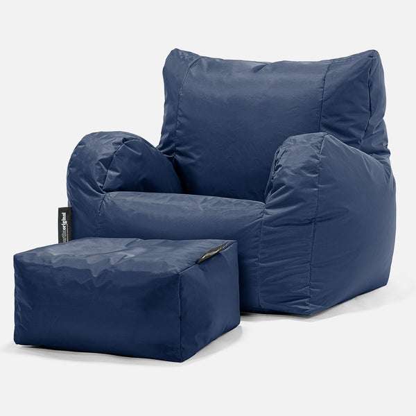 SmartCanvas™ Zitzak Fauteuil - Marineblauw 01