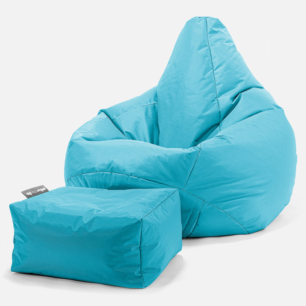 SmartCanvas™ Zitzak Gaming Stoel - Aqua 01