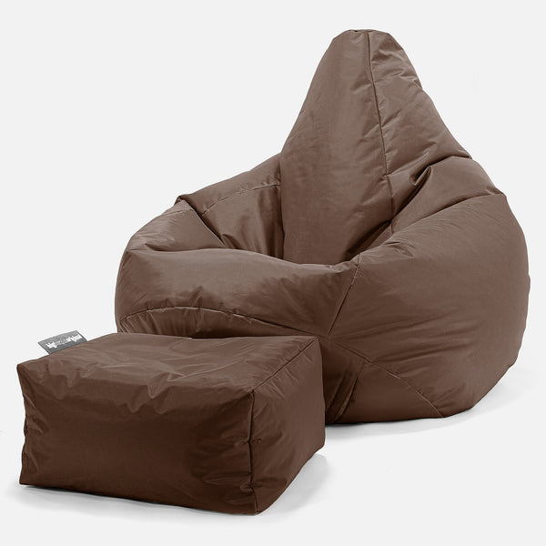 SmartCanvas™ Zitzak Gaming Stoel - Bruin 01