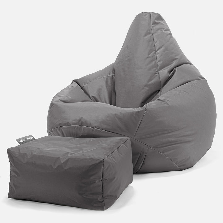 SmartCanvas™ Zitzak Gaming Stoel - Graphite 01