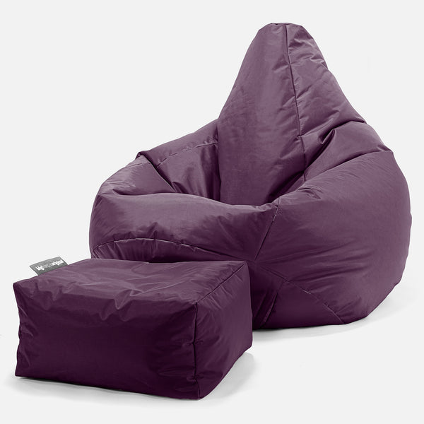 SmartCanvas™ Zitzak Gaming Stoel - Paars 01