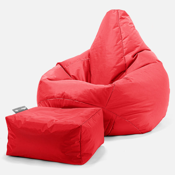 SmartCanvas™ Zitzak Gaming Stoel - Rood 01