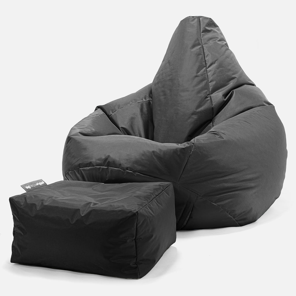 SmartCanvas™ Zitzak Gaming Stoel - Zwart 01