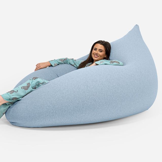 Enorme Zitzak Venti XXL - Stretchy Katoen Baby Blauw 01