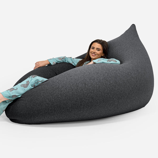 Enorme Zitzak Venti XXL - Stretchy Katoen Graphite 01