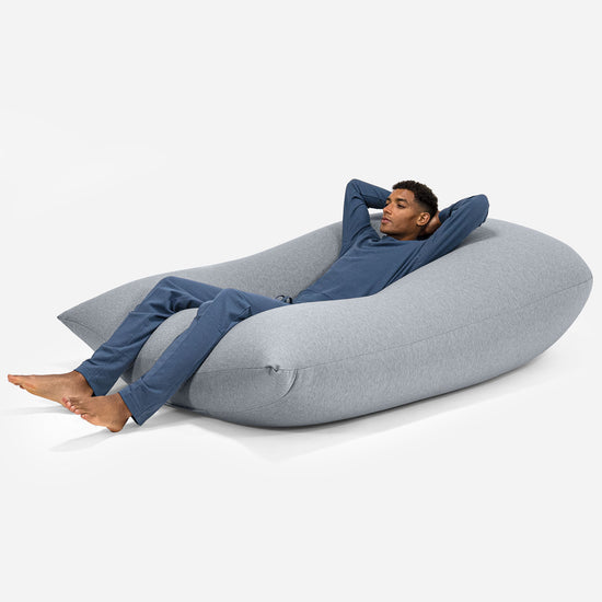 Enorme Zitzak Venti XXL - Stretchy Katoen Lichtgrijs 02