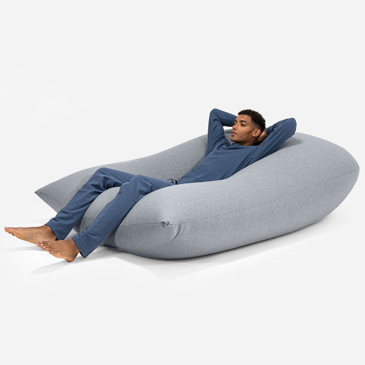 Enorme Zitzak Venti XXL - Stretchy Katoen Lichtgrijs 02