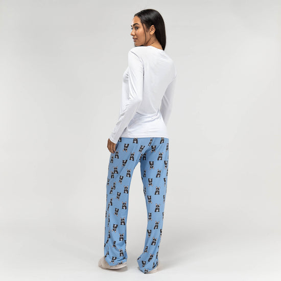 Jersey Dames Pyjama - Frenchie-slogan 05