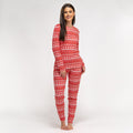 Rode Fairisle-print