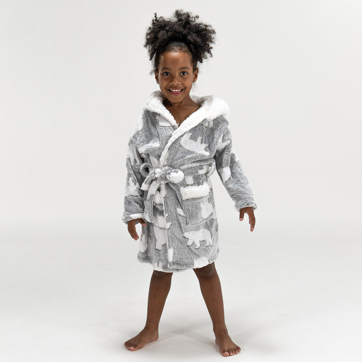 Kinderen Fleece-kamerjas - Ijsbeer 02