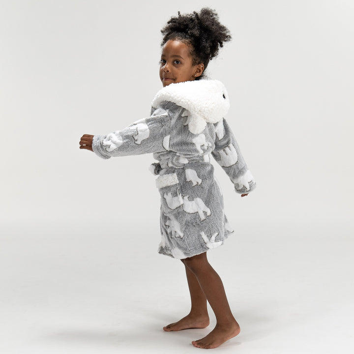 Kinderen Fleece-kamerjas - Ijsbeer 03