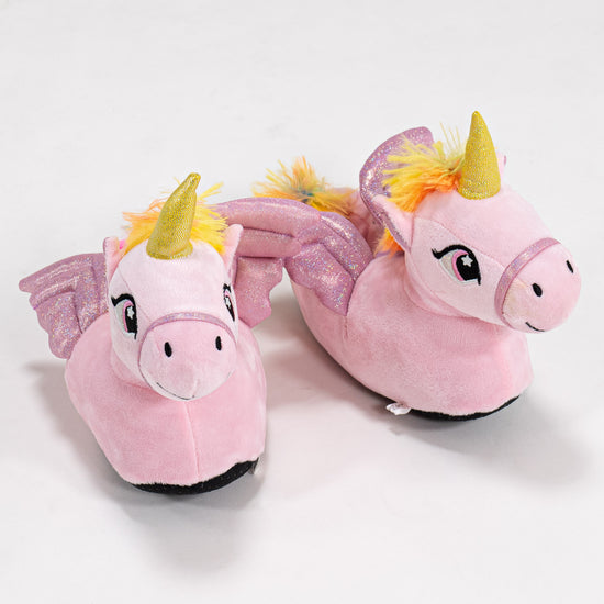 Kinderpantoffels - Eenhoorn Roze 01