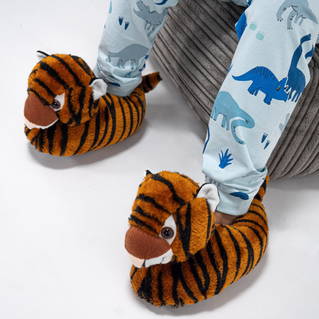 Kinderpantoffels - Tijger 02
