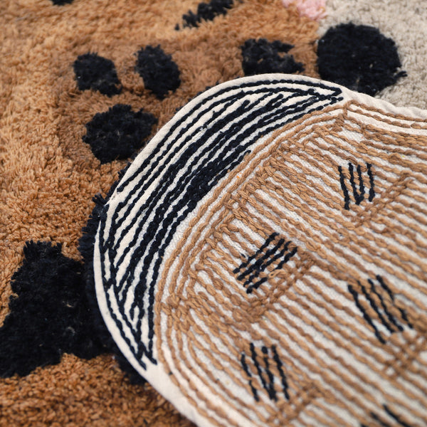 Kindertapijt - Kleine Cheetah Fabric Close-up Image