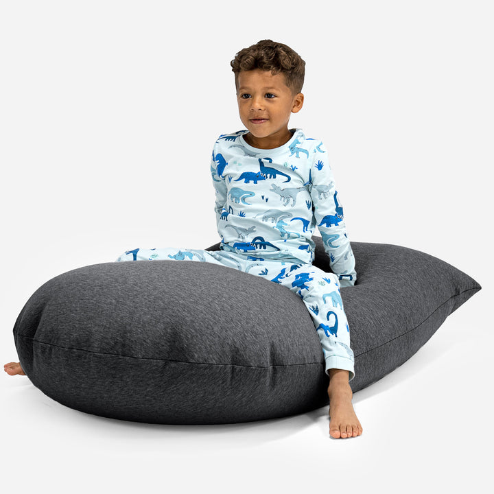 Kinderzitzak Tall 2-6 jaar oud - Stretchy Katoen Graphite 03