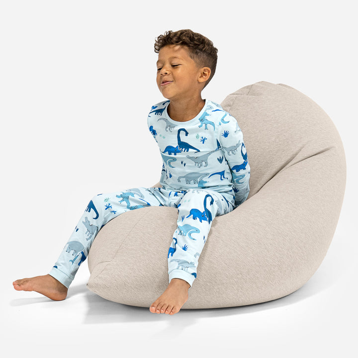 Kinderzitzak Tall 2-6 jaar oud - Stretchy Katoen Mink 01
