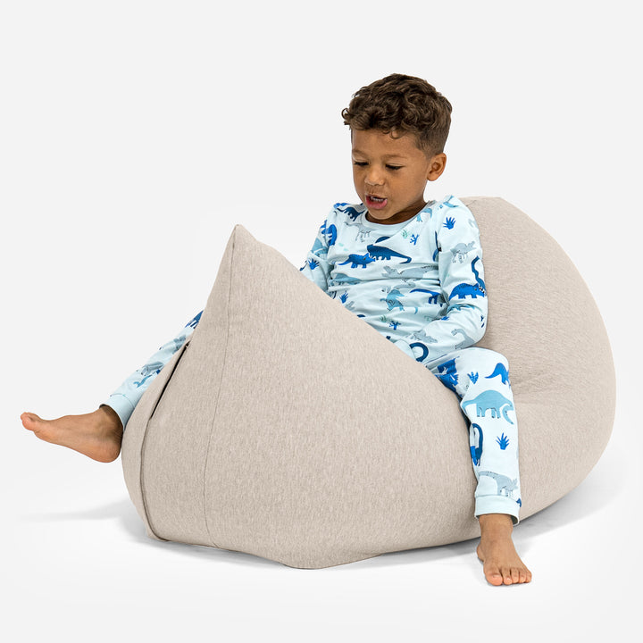 Kinderzitzak Tall 2-6 jaar oud - Stretchy Katoen Mink 02