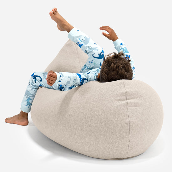 Kinderzitzak Tall 2-6 jaar oud - Stretchy Katoen Mink 04