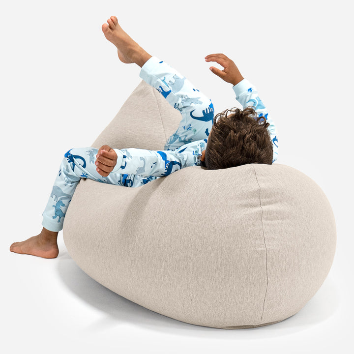 Kinderzitzak Tall 2-6 jaar oud - Stretchy Katoen Mink 04