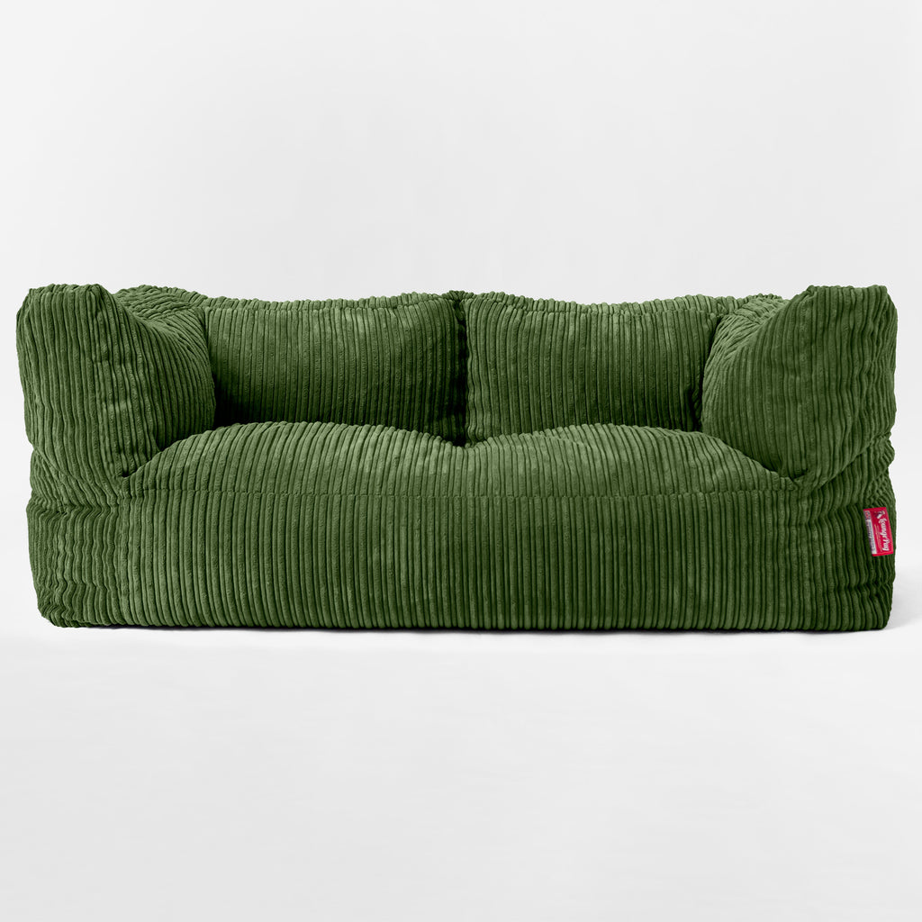 Albert 2-zitsbank Zitzak - Corduroy Bosgroen 01
