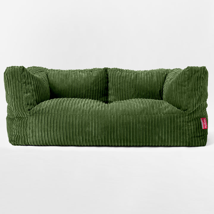 Albert 2-zitsbank Zitzak - Corduroy Bosgroen 01