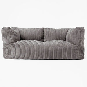 Albert 2-zitsbank Zitzak - Corduroy Graphite Grijs