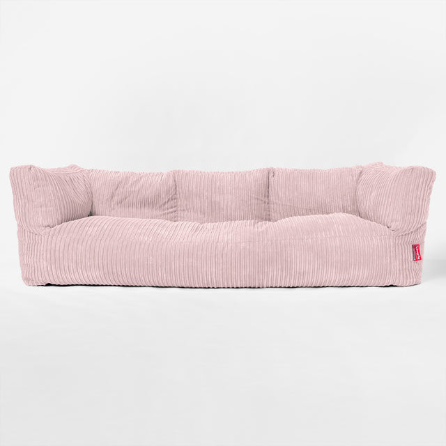 Albert' 3-zitsbank Zitzak - Corduroy Blozen Roze 01