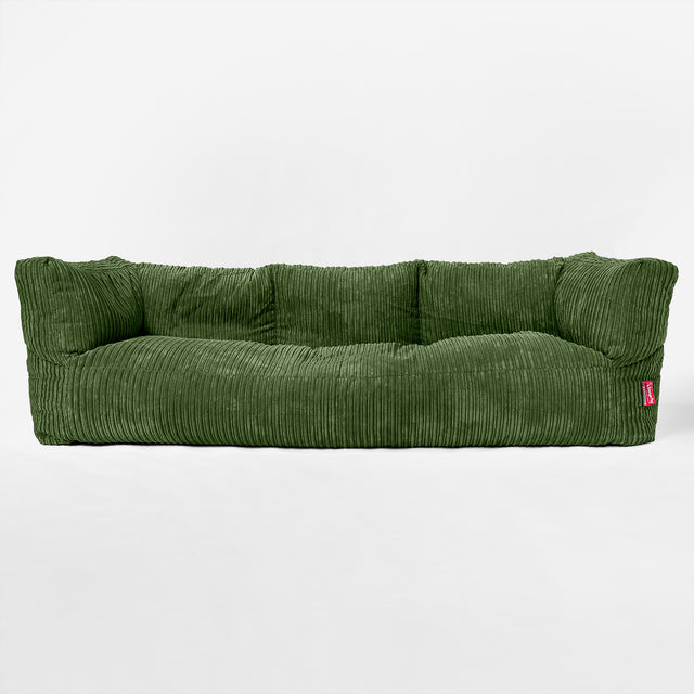 Albert 3-zitsbank Zitzak - Corduroy Bosgroen 01