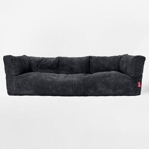 Albert 3-zitsbank Zitzak - Corduroy Zwart