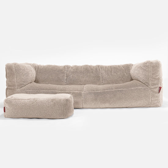 Albert 3-zitsbank Zitzak - Nepteddybont Mink 02
