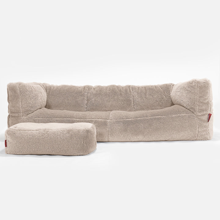 Albert 3-zitsbank Zitzak - Nepteddybont Mink 02