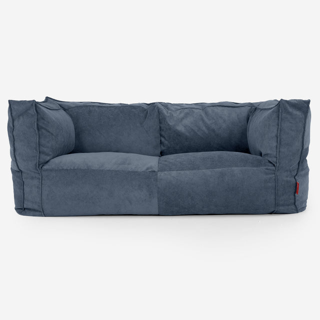 Albert 2-zitsbank Zitzak - Needlecord Marineblauw 01