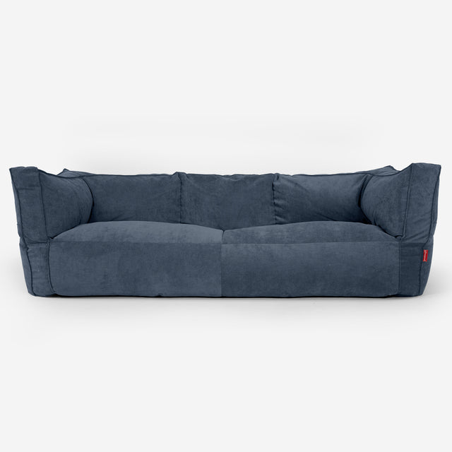 Albert 3-zitsbank Zitzak - Needlecord Marineblauw 01