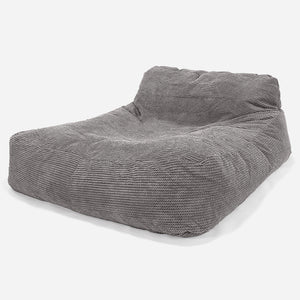 Chaise Longue Zitzak, Dubbele - Pompom Antraciet