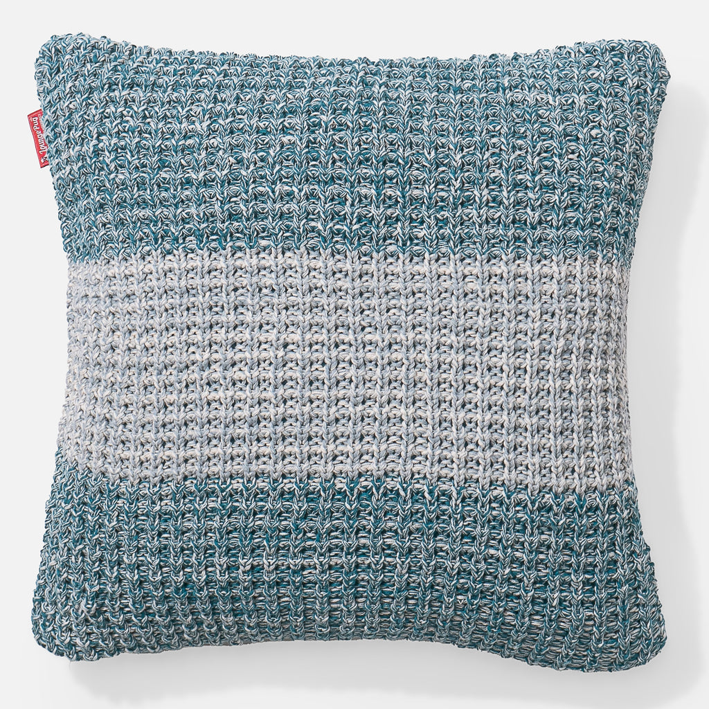 Kussen 47 x 47cm - 100% Katoenen Chester Blauw 01
