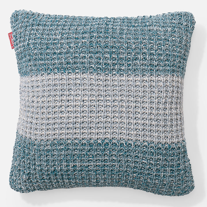 Kussen 47 x 47cm - 100% Katoenen Chester Blauw 01