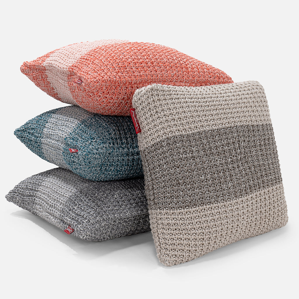 Kussen 47 x 47cm - 100% Katoenen Chester Blauw 03