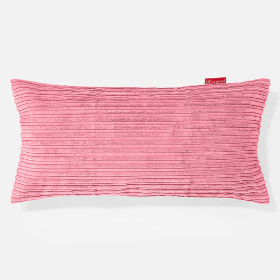 CloudSac 50 Gigantische Kussen met Vezel-latex Vlokvulling 40 x 80cm - Corduroy Koraal 01