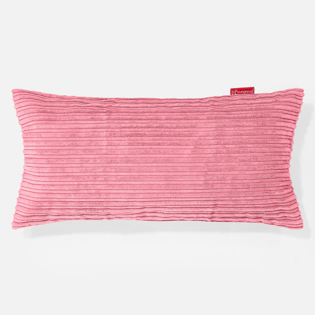 CloudSac 50 Gigantische Kussen met Vezel-latex Vlokvulling 40 x 80cm - Corduroy Koraal 01