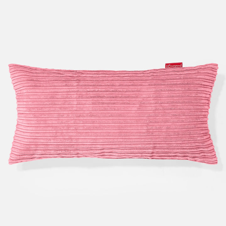 CloudSac 50 Gigantische Kussen met Vezel-latex Vlokvulling 40 x 80cm - Corduroy Koraal 01