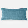 CloudSac 50 Gigantische Kussen met Vezel-latex Vlokvulling 40 x 80cm - Corduroy Petrol 01